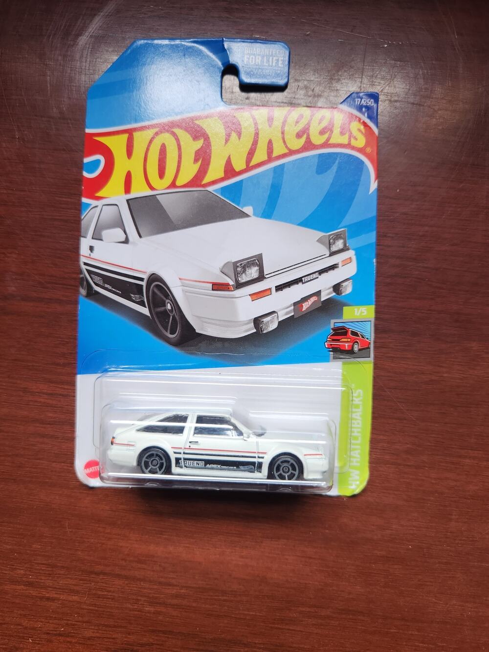 Hot Wheels 2022 HW Hatchbacks Toyota AE86 Sprinter Trueno White 1/5 New